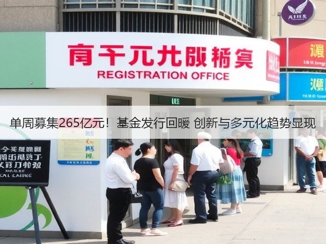 单周募集265亿元!基金发行回暖 创新与多元化趋势显现(图2) 单周募集265亿元!基金发行回暖 创新与多元化趋势显现(图2)