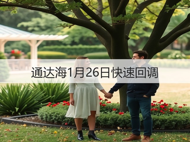 通达海1月26日快速回调(图3) 通达海1月26日快速回调(图3)