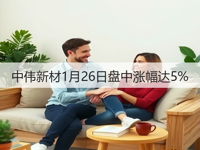 中伟新材1月26日盘中涨幅达5%(图3) 中伟新材1月26日盘中涨幅达5%(图3)