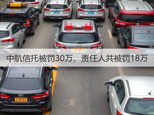 中航信托被罚30万，责任人共被罚18万(图1)