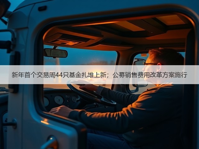 新年首个交易周44只基金扎堆上新；公募销售费用改革方案施行(图3)