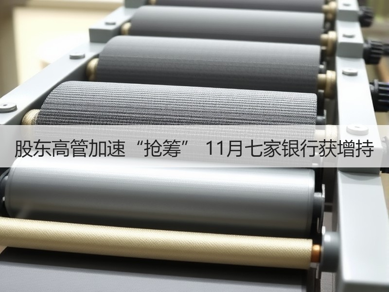 股东高管加速“抢筹” 11月七家银行获增持