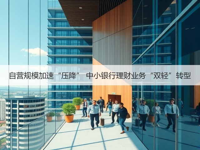 自营规模加速“压降” 中小银行理财业务“双轻”转型(图1)
