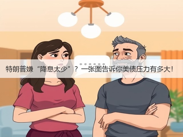特朗普嫌“降息太少”?一张图告诉你美债压力有多大!(图1) 特朗普嫌“降息太少”?一张图告诉你美债压力有多大!(图1)