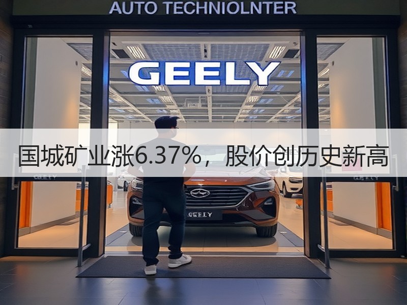 国城矿业涨6.37%，股价创历史新高
