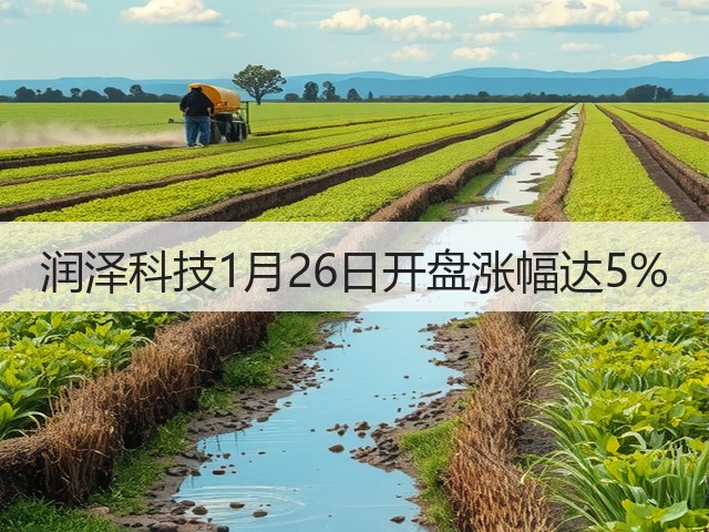 润泽科技1月26日开盘涨幅达5%(图2) 润泽科技1月26日开盘涨幅达5%(图2)