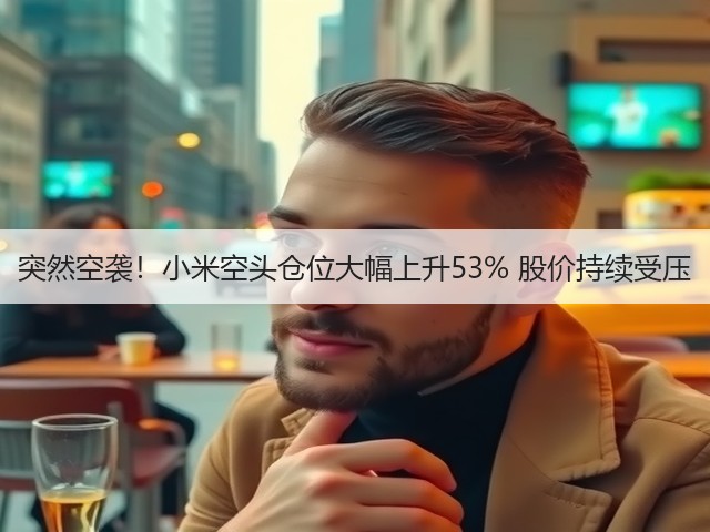 突然空袭!小米空头仓位大幅上升53% 股价持续受压(图3) 突然空袭!小米空头仓位大幅上升53% 股价持续受压(图3)