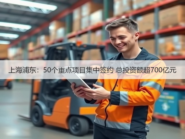 上海浦东：50个重点项目集中签约 总投资额超700亿元(图3)