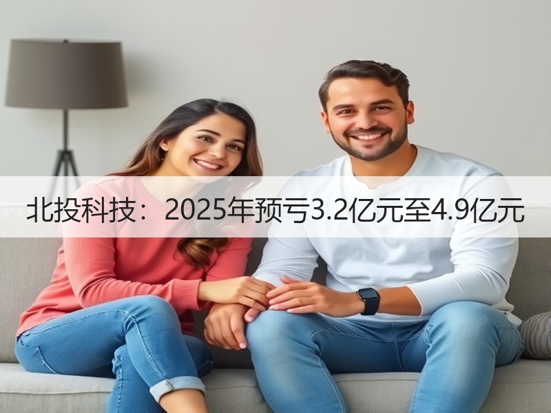 北投科技：2025年预亏3.2亿元至4.9亿元