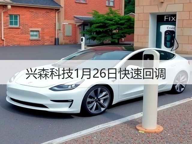 兴森科技1月26日快速回调(图2)