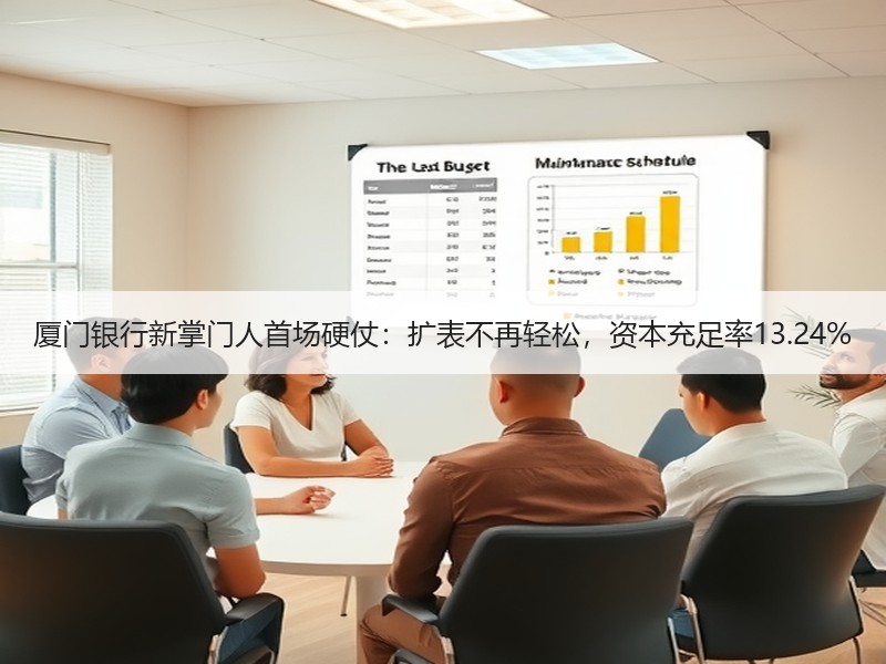 厦门银行新掌门人首场硬仗：扩表不再轻松，资本充足率13.24%