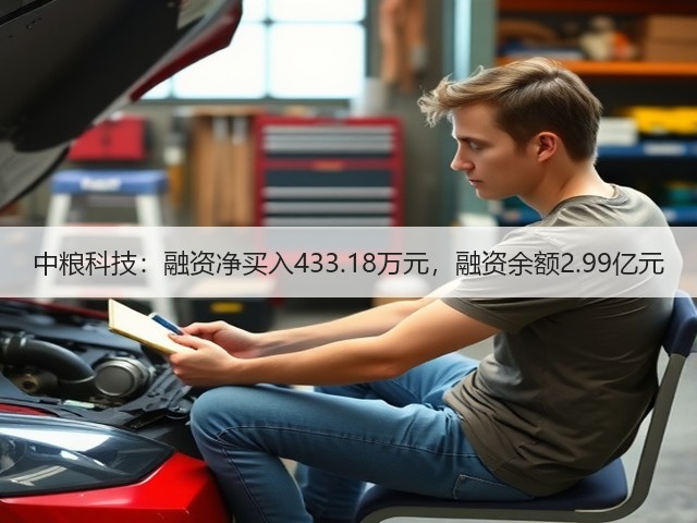 中粮科技：融资净买入433.18万元，融资余额2.99亿元(图1)