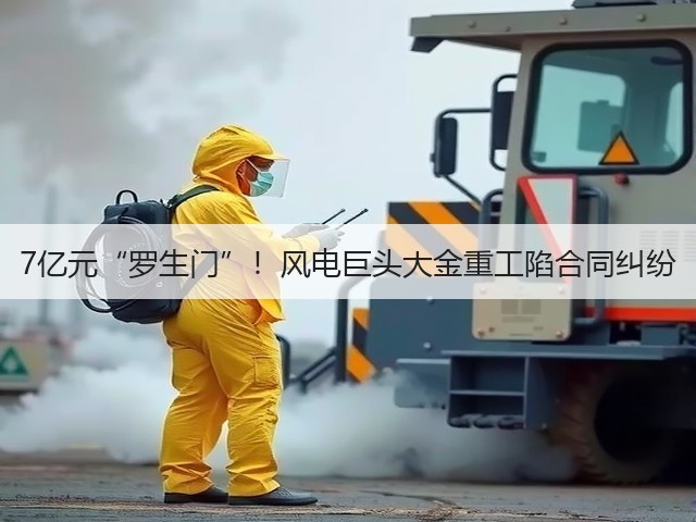 7亿元“罗生门”！风电巨头大金重工陷合同纠纷(图2)