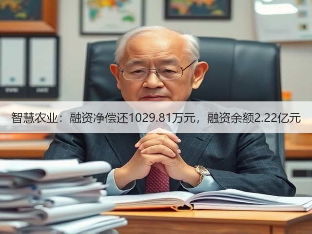 智慧农业:融资净偿还1029.81万元,融资余额2.22亿元(图3) 智慧农业:融资净偿还1029.81万元,融资余额2.22亿元(图3)