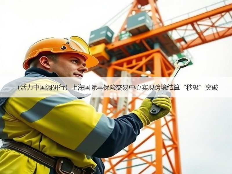（活力中国调研行）上海国际再保险交易中心实现跨境结算“秒级”突破