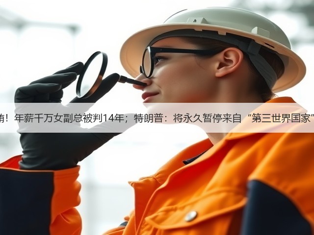 政商“旋转门”受贿！年薪千万女副总被判14年；特朗普：将永久暂停来自“第三世界国家”的移民 | 风控日报(图2)
