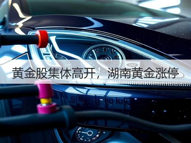 黄金股集体高开，湖南黄金涨停(图2)