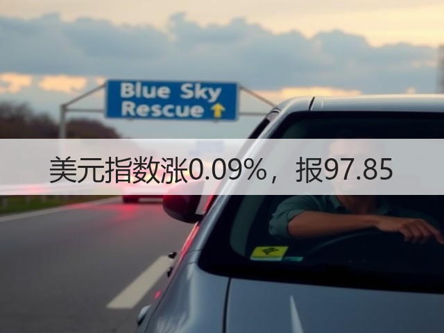 美元指数涨0.09%，报97.85(图2)