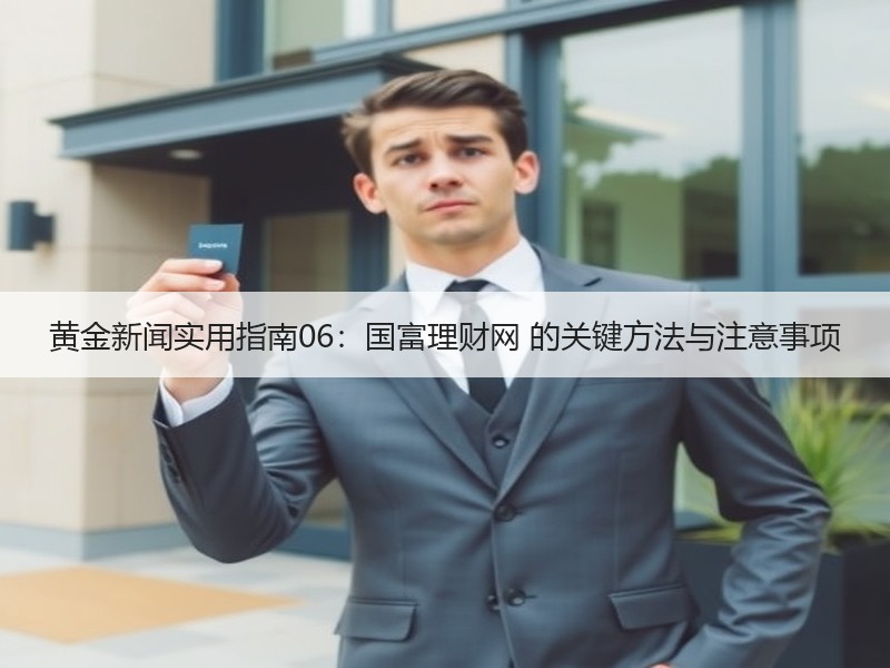 黄金新闻实用指南06：国富理财网 的关键方法与注意事项