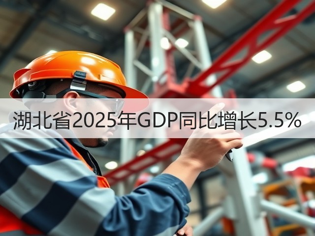 湖北省2025年GDP同比增长5.5%(图3) 湖北省2025年GDP同比增长5.5%(图3)