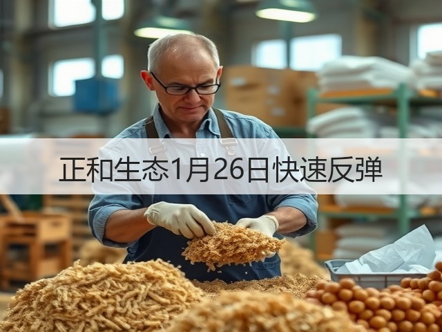 正和生态1月26日快速反弹(图3)