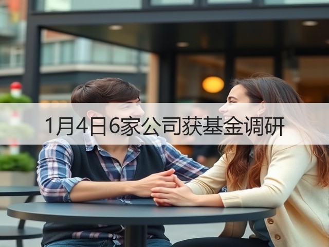 1月4日6家公司获基金调研(图1)