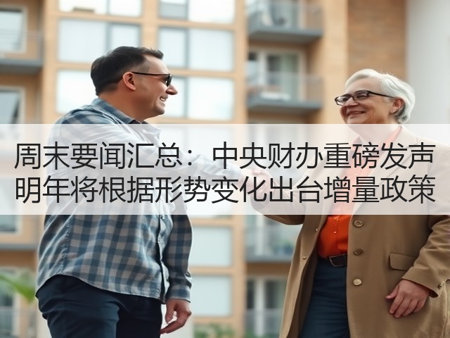 周末要闻汇总：中央财办重磅发声 明年将根据形势变化出台增量政策(图2)