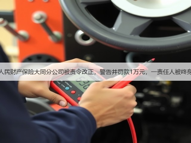中国人民财产保险大同分公司被责令改正，警告并罚款1万元，一责任人被终身禁业(图2)