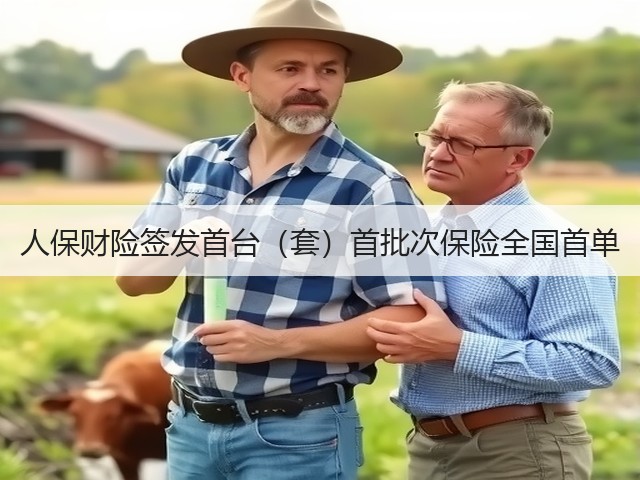 人保财险签发首台（套）首批次保险全国首单(图2)