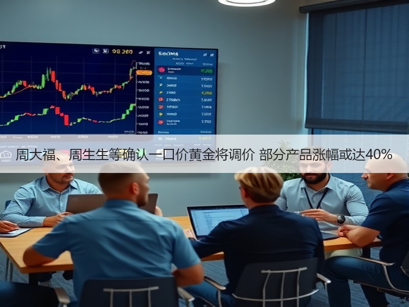 周大福、周生生等确认一口价黄金将调价 部分产品涨幅或达40%