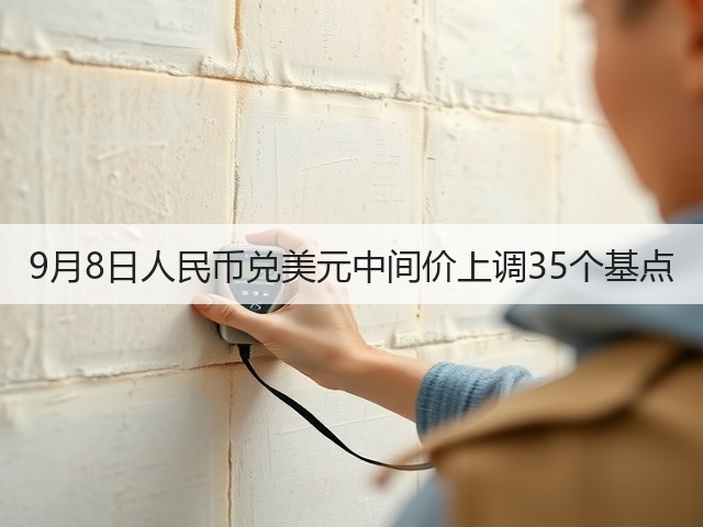 9月8日人民币兑美元中间价上调35个基点(图2)