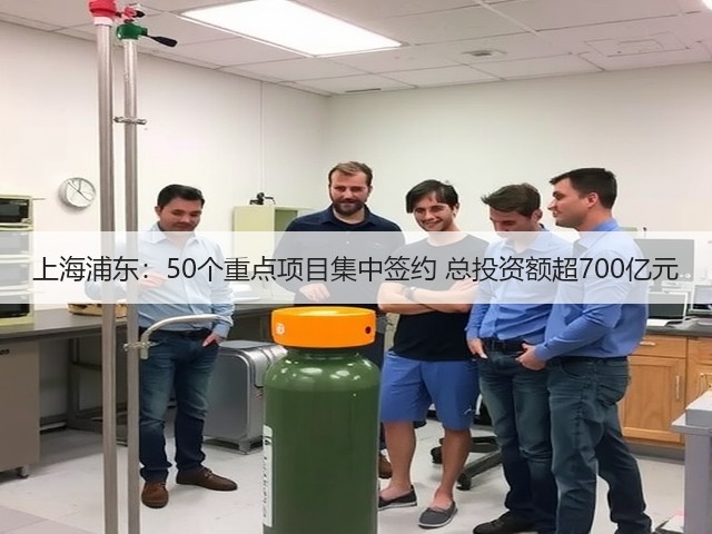 上海浦东：50个重点项目集中签约 总投资额超700亿元(图2)