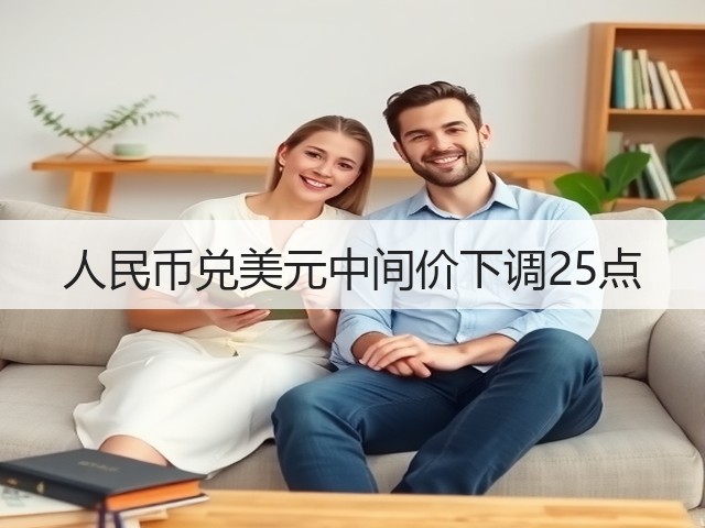 人民币兑美元中间价下调25点(图1)