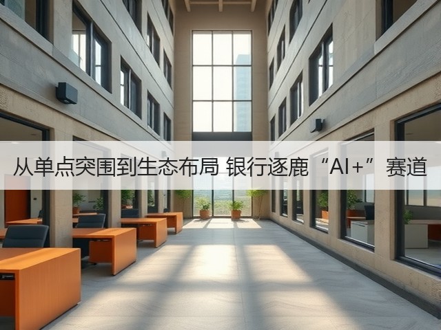 从单点突围到生态布局 银行逐鹿“AI+”赛道(图1) 从单点突围到生态布局 银行逐鹿“AI+”赛道(图1)