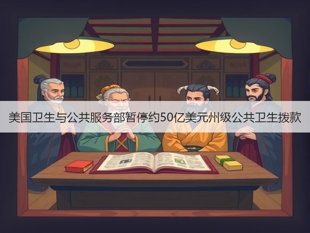 美国卫生与公共服务部暂停约50亿美元州级公共卫生拨款(图1) 美国卫生与公共服务部暂停约50亿美元州级公共卫生拨款(图1)