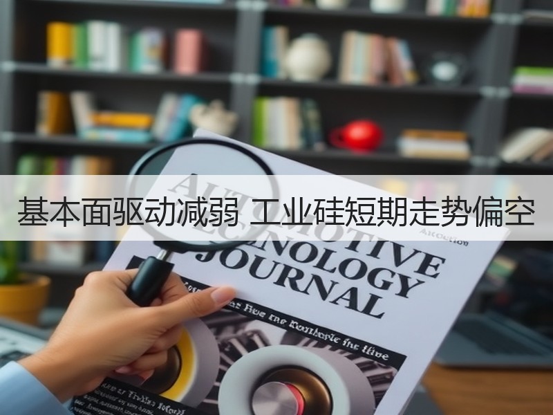 基本面驱动减弱 工业硅短期走势偏空