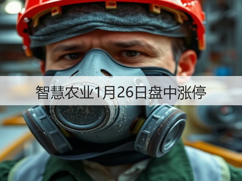 智慧农业1月26日盘中涨停