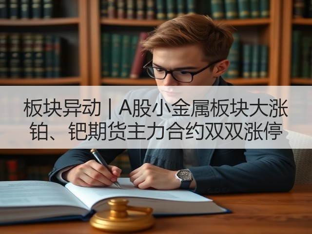板块异动 | A股小金属板块大涨 铂、钯期货主力合约双双涨停(图3)