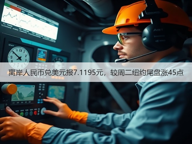 离岸人民币兑美元报7.1195元，较周二纽约尾盘涨45点(图3)