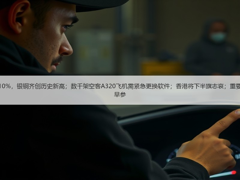 美股五连涨，英特尔明显波动10%，银铜齐创历史新高；数千架空客A320飞机需紧急更换软件；香港将下半旗志哀；重要新规！证监会征求意见丨每经早参
