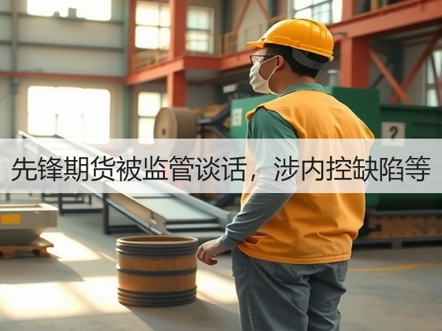 先锋期货被监管谈话,涉内控缺陷等(图2) 先锋期货被监管谈话,涉内控缺陷等(图2)