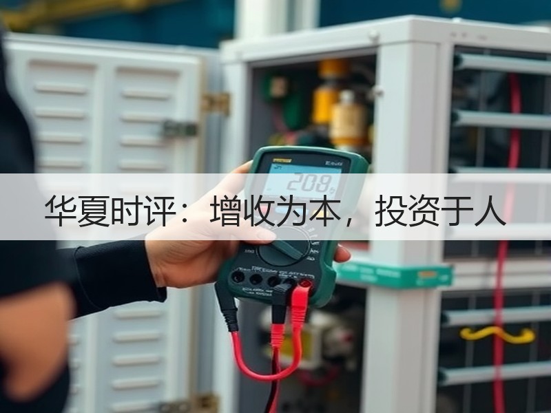 华夏时评：增收为本，投资于人