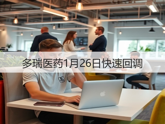 多瑞医药1月26日快速回调(图2) 多瑞医药1月26日快速回调(图2)