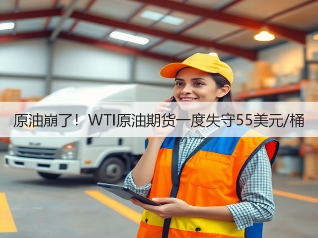 原油崩了!WTI原油期货一度失守55美元/桶(图2) 原油崩了!WTI原油期货一度失守55美元/桶(图2)