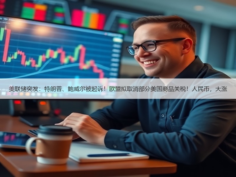 美联储突发：特朗普、鲍威尔被起诉！欧盟拟取消部分美国商品关税！人民币，大涨