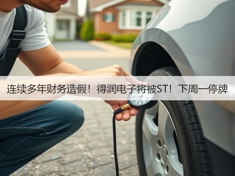 连续多年财务造假！得润电子将被ST！下周一停牌