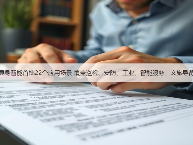 珠海发布具身智能首批22个应用场景 覆盖巡检、安防、工业、智能服务、文旅导览五大领域(图1)