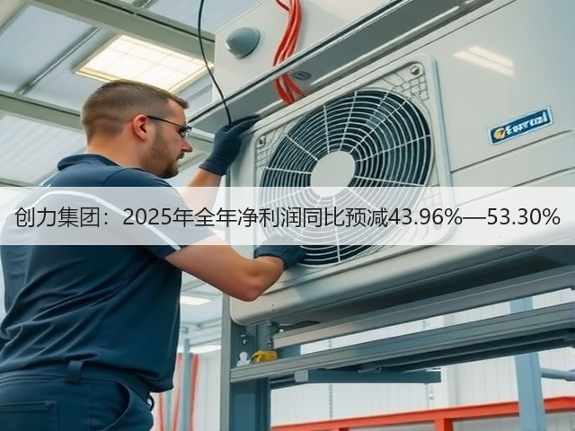 创力集团:2025年全年净利润同比预减43.96%—53.30%(图1) 创力集团:2025年全年净利润同比预减43.96%—53.30%(图1)