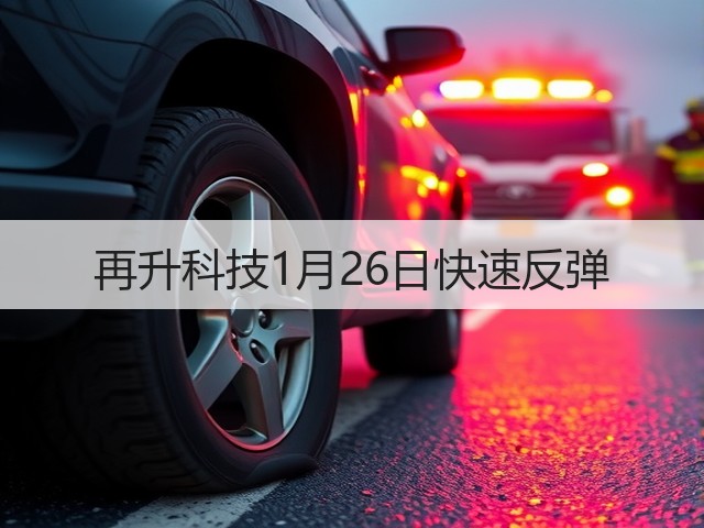 再升科技1月26日快速反弹(图1) 再升科技1月26日快速反弹(图1)