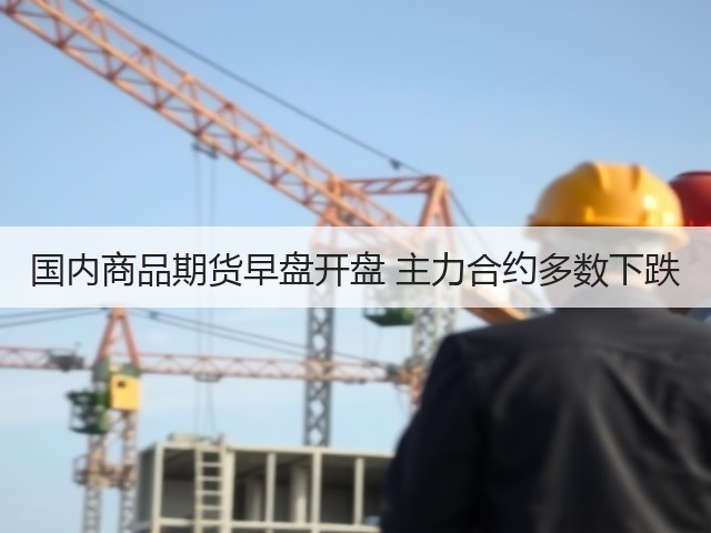 国内商品期货早盘开盘 主力合约多数下跌(图3) 国内商品期货早盘开盘 主力合约多数下跌(图3)